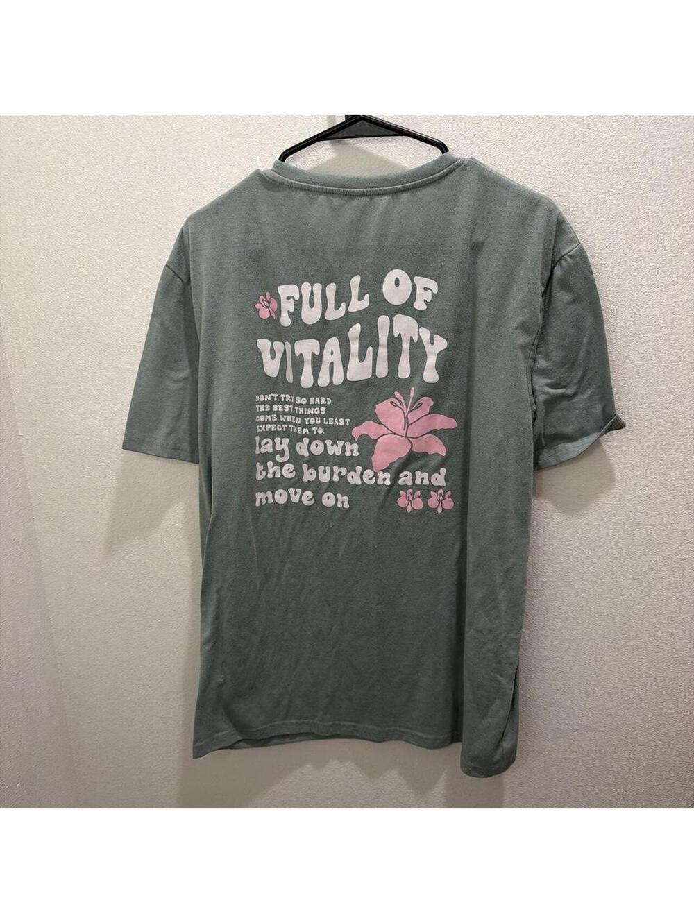 Men's Green and Blue Tshirt